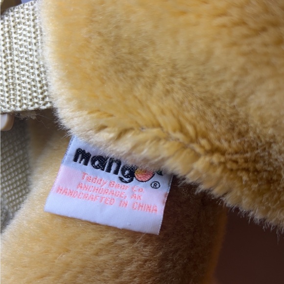 Mango Plush Dog Backpack in Tan - Picture 4 of 4